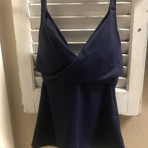 Athleta blue tankini